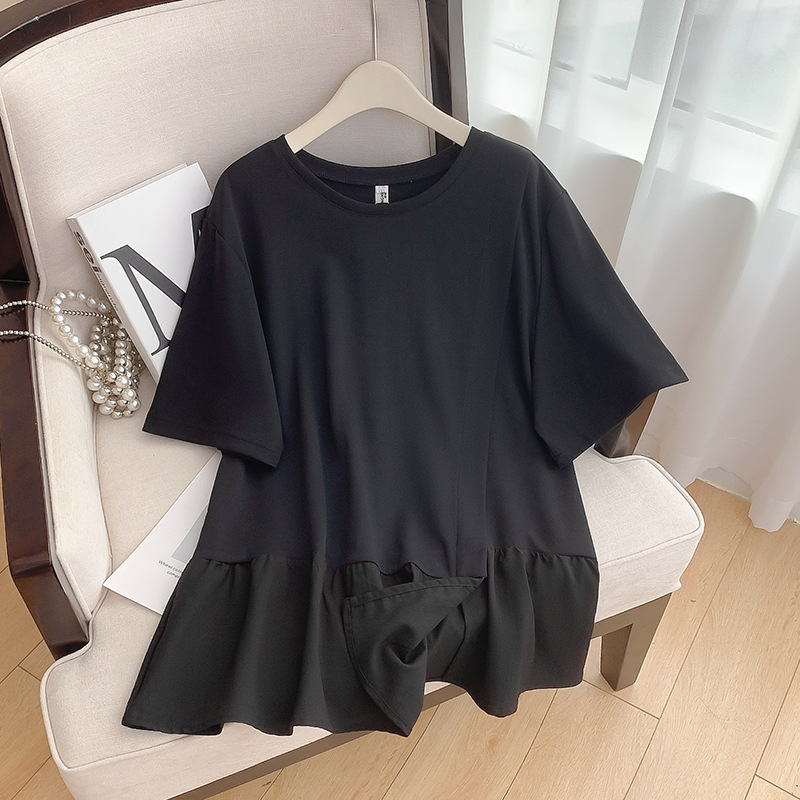 Plus Size Korean Layer Babydoll Loose Blouse (EXTRA BIG SIZE)
