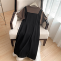 Plus Size Korean Mock 2 Piece Dress (EXTRA BIG SIZE)