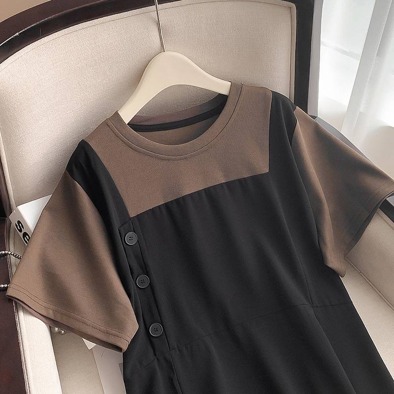 Plus Size Korean Mock 2 Piece Dress (EXTRA BIG SIZE)