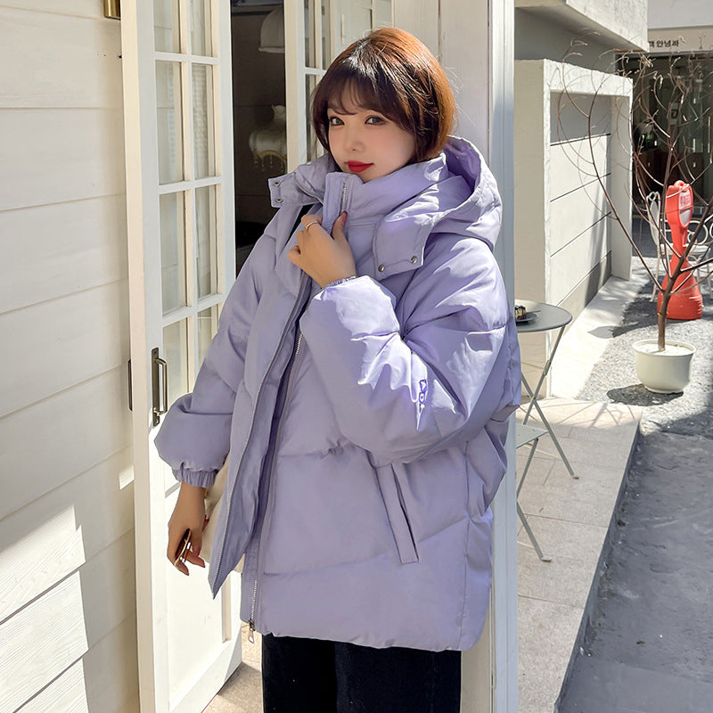 Plus Size Korean Padded Short Winter Jacket (EXTRA BIG SIZE)