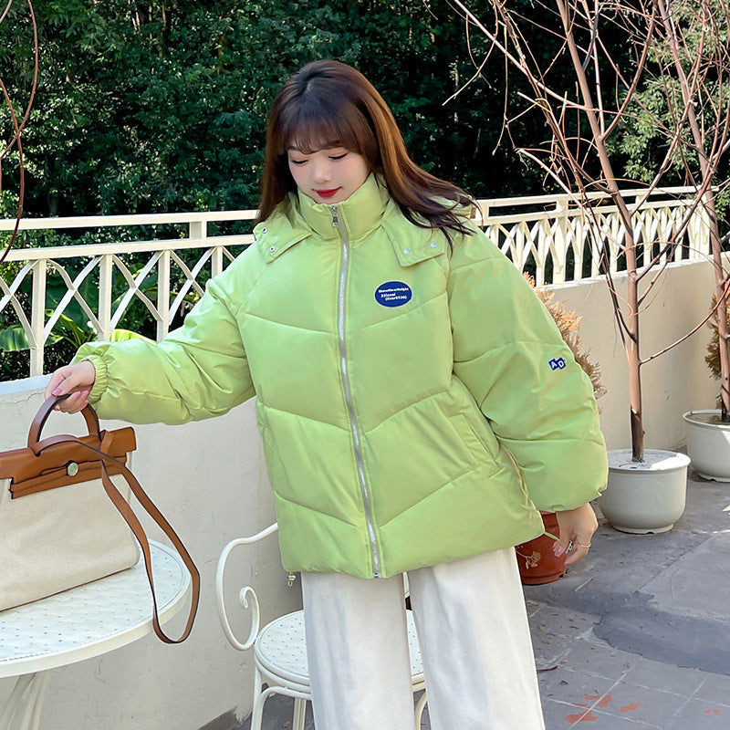 Plus Size Korean Padded Short Winter Jacket (EXTRA BIG SIZE)