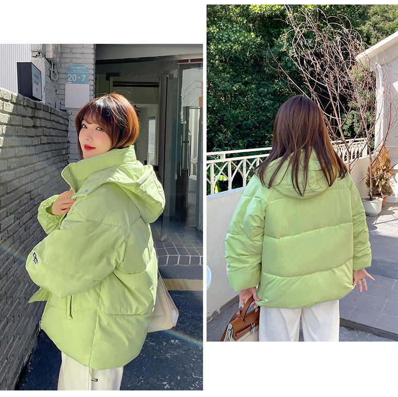 Plus Size Korean Padded Short Winter Jacket (EXTRA BIG SIZE)