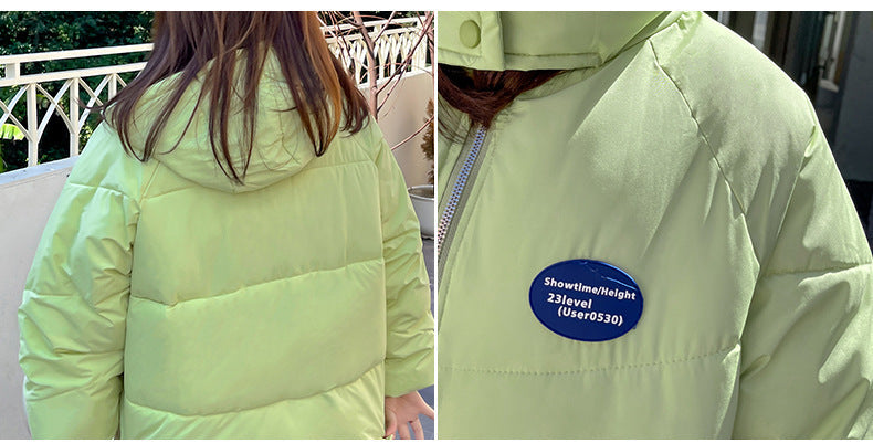 Plus Size Korean Padded Short Winter Jacket (EXTRA BIG SIZE)