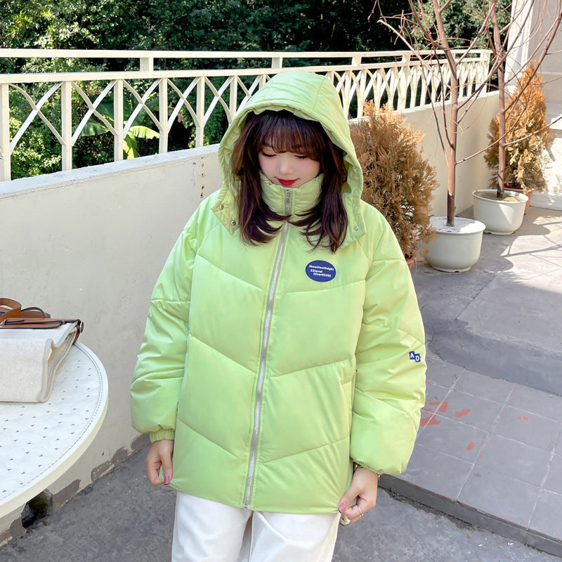 Plus Size Korean Padded Short Winter Jacket (EXTRA BIG SIZE)