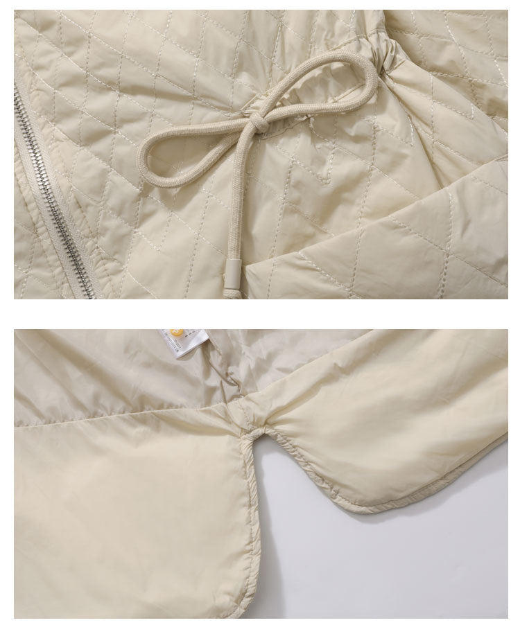 Plus Size Korean Quilted Down Jacket
