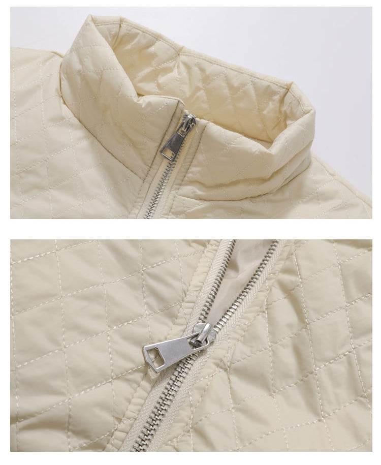 Plus Size Korean Quilted Down Jacket