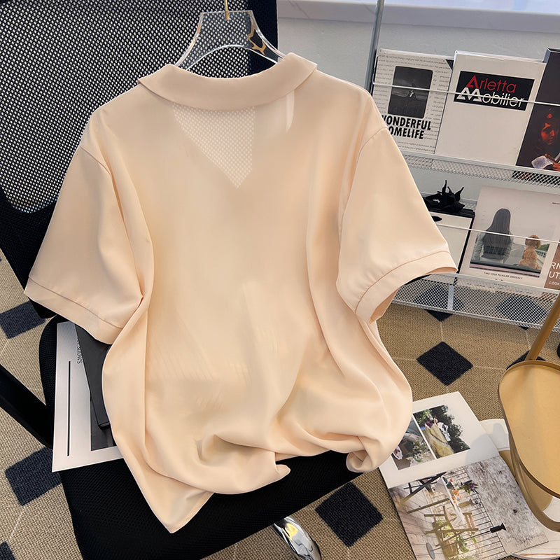Plus Size Korean Stripe Shirt