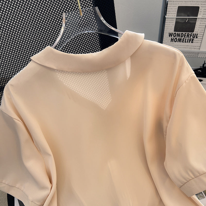 Plus Size Korean Stripe Shirt