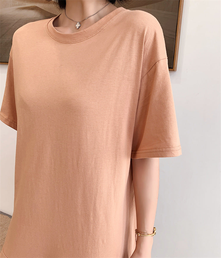 Plus Size Korean Peach Mermaid Midi Dress