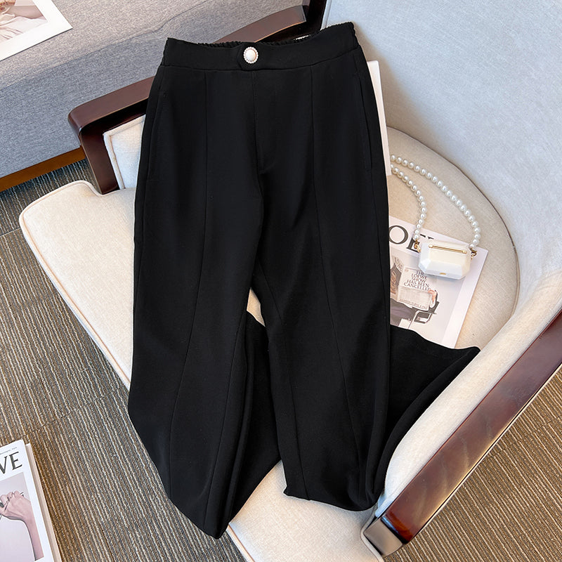 Plus Size Korean Wide Leg Trousers