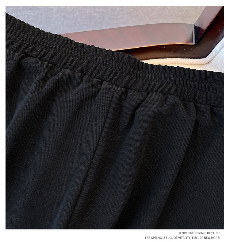 Plus Size Korean Wide Leg Trousers