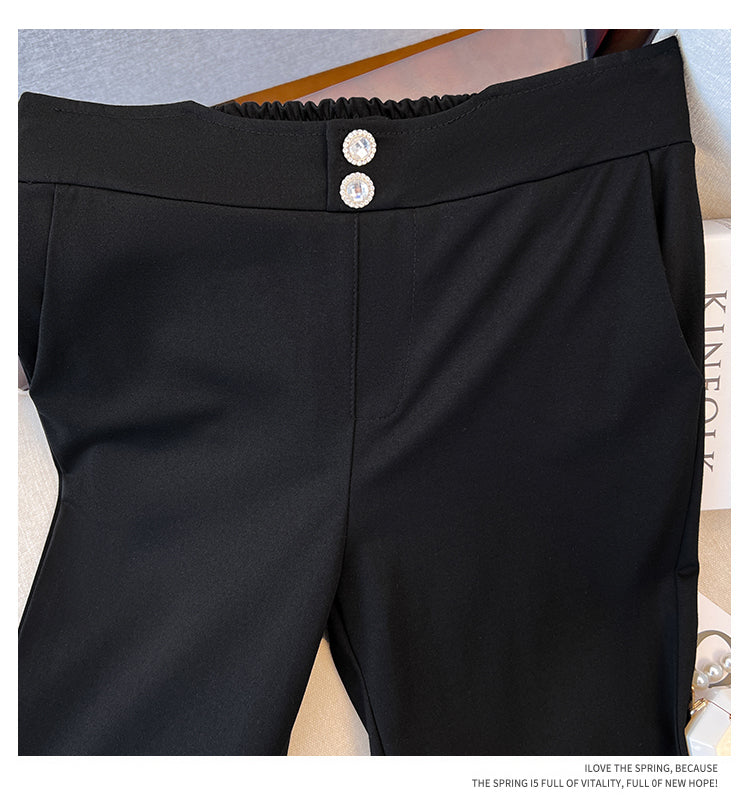 Plus Size Korean Bell Bottom Trousers
