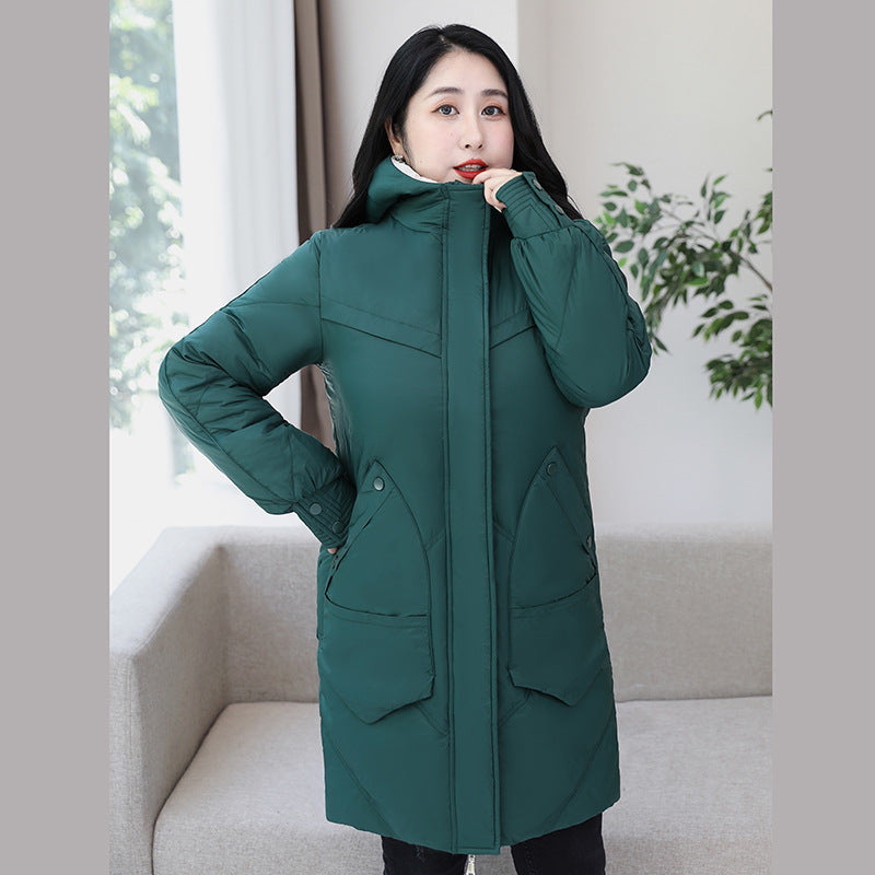 (3XL-13XL) Plus Size Long Winter Down Jacket