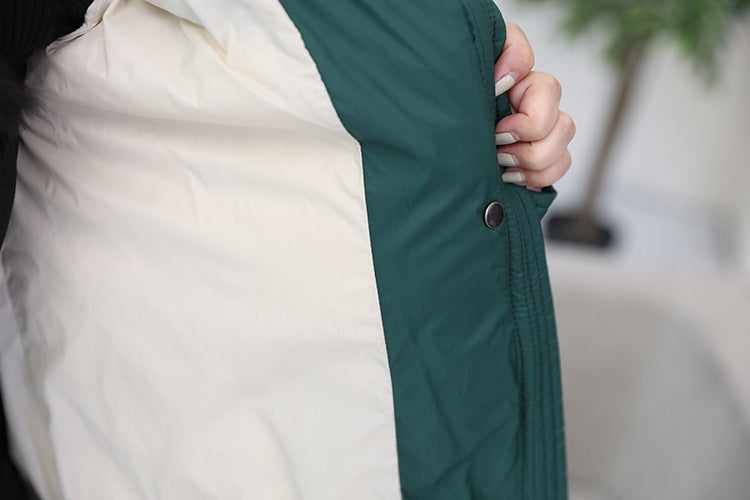 (3XL-13XL) Plus Size Long Winter Down Jacket