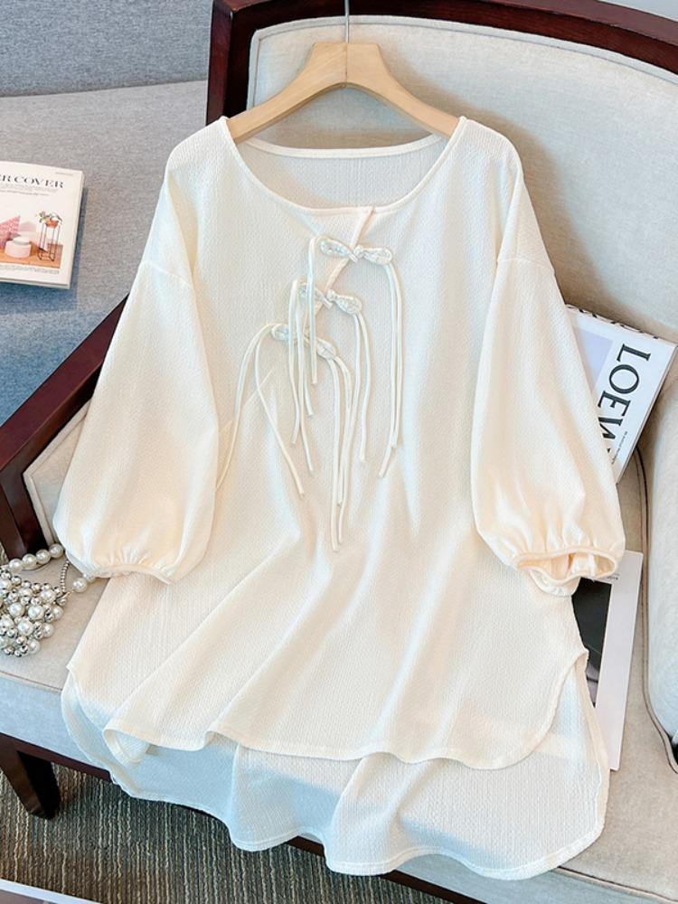 Plus Size Loose Cheongsam Tunic