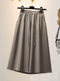 Plus Size Loose Culottes Pants