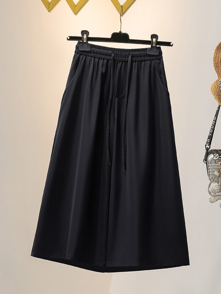 Plus Size Loose Culottes Pants