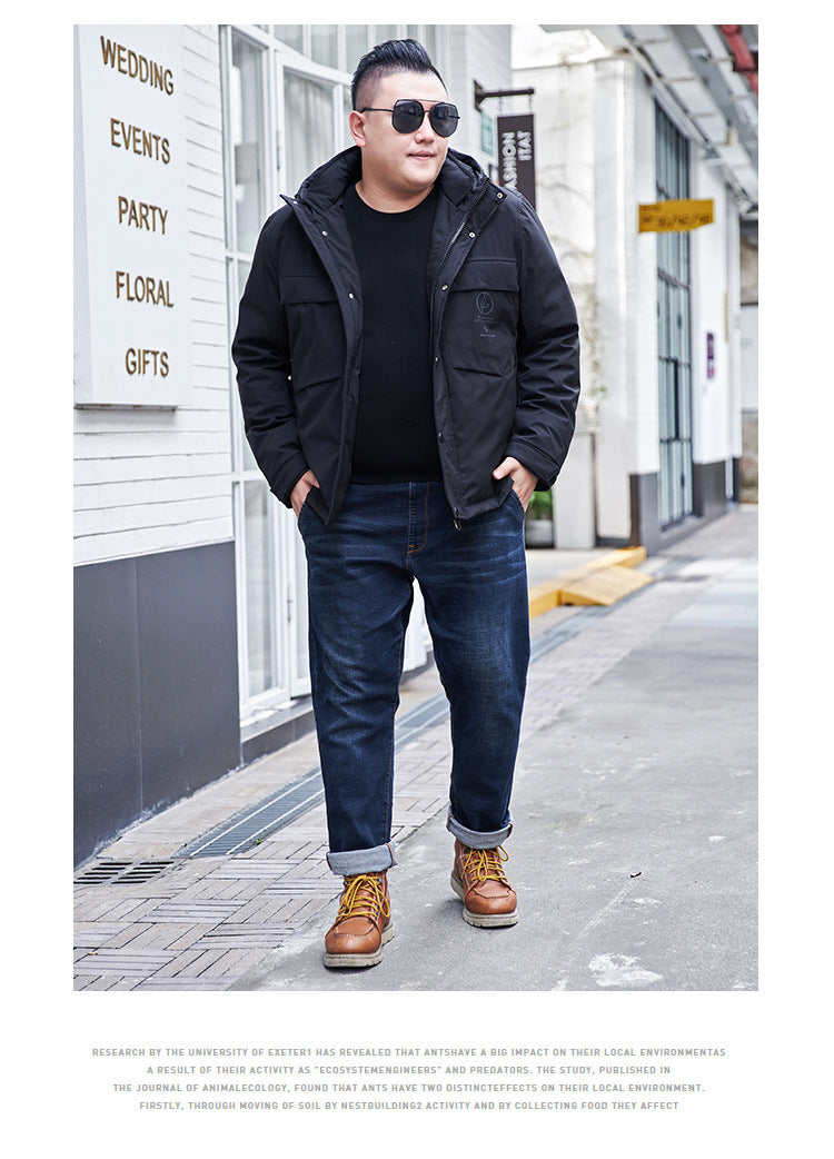 Plus Size Men’s Down Winter Jacket