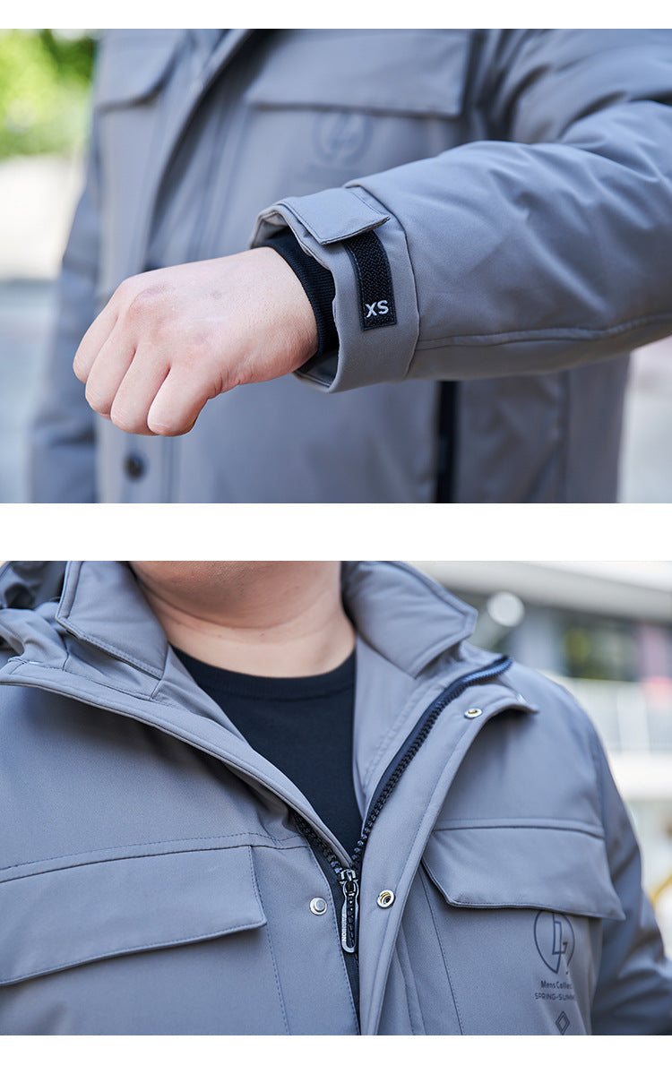 Plus Size Men’s Down Winter Jacket
