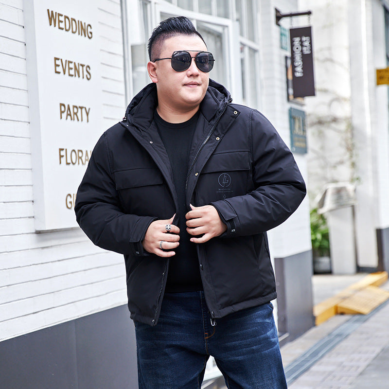 Plus Size Men’s Down Winter Jacket