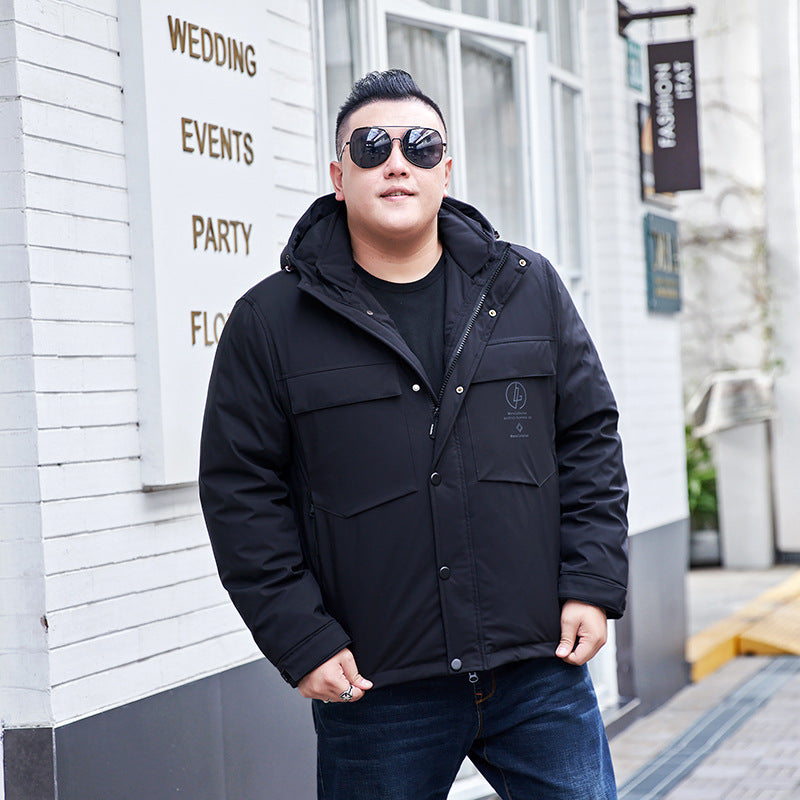 Plus Size Men’s Down Winter Jacket
