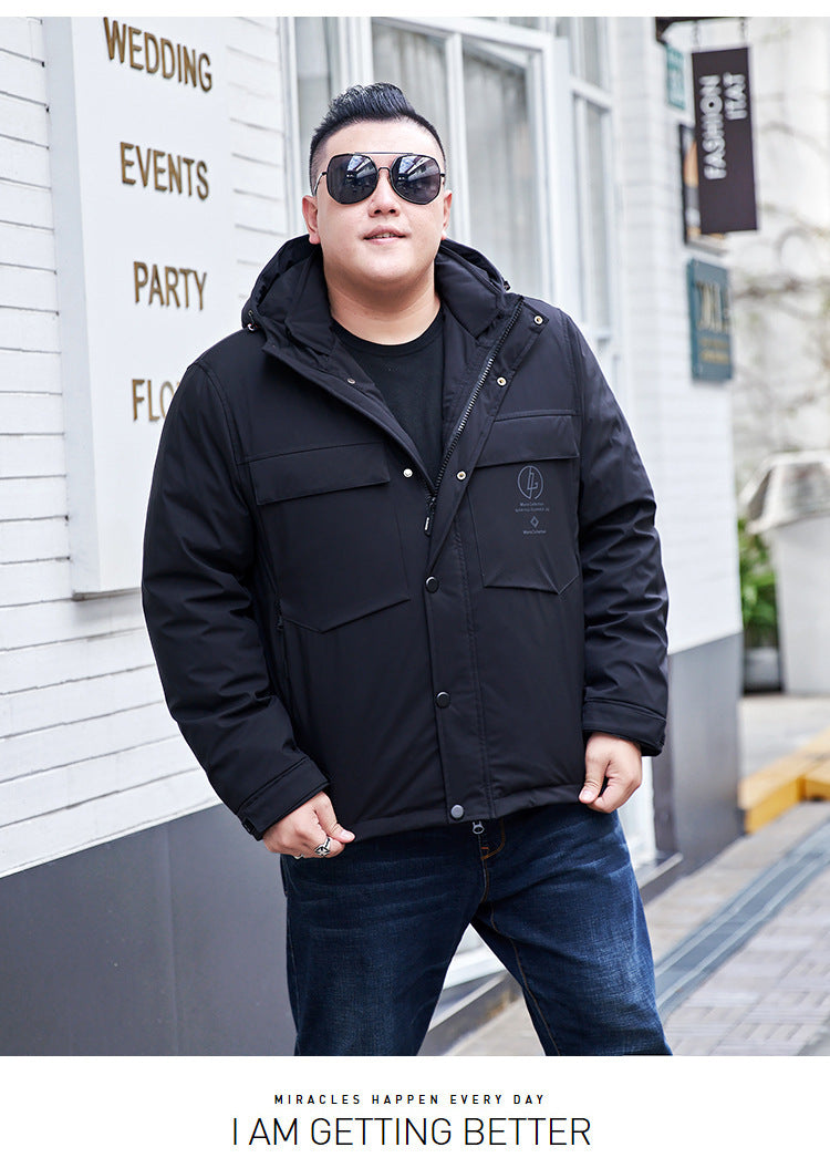 Plus Size Men’s Down Winter Jacket