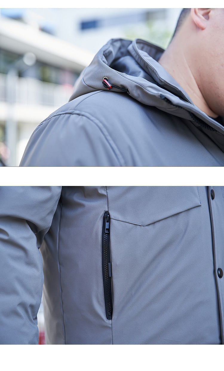 Plus Size Men’s Down Winter Jacket