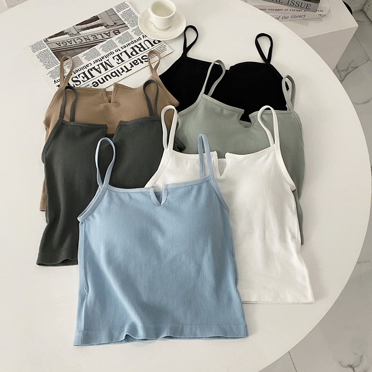 Plus Size Notch Neck Bralette Crop Top
