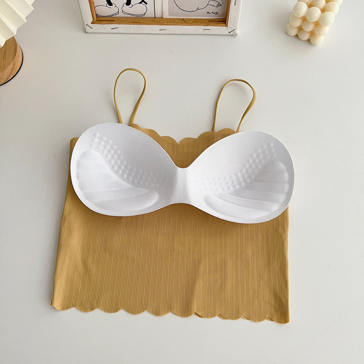 Plus Size Padded Crop Top