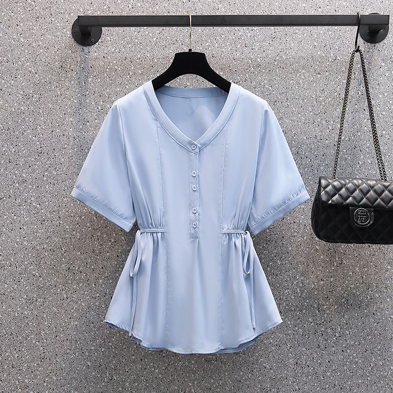 Plus Size Peplum Blouse