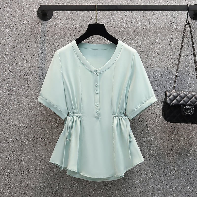 Plus Size Peplum Blouse