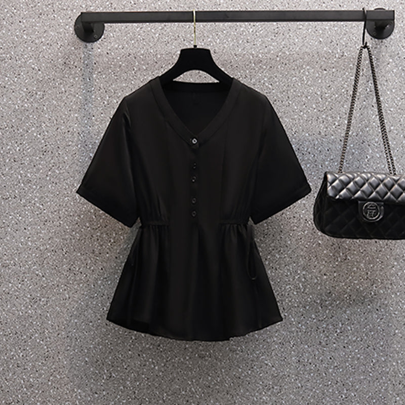 Plus Size Peplum Blouse
