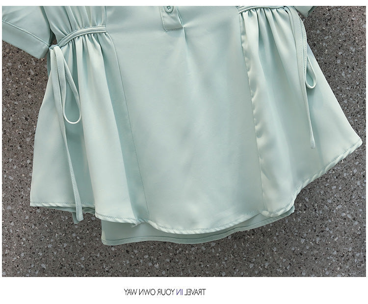 Plus Size Peplum Blouse