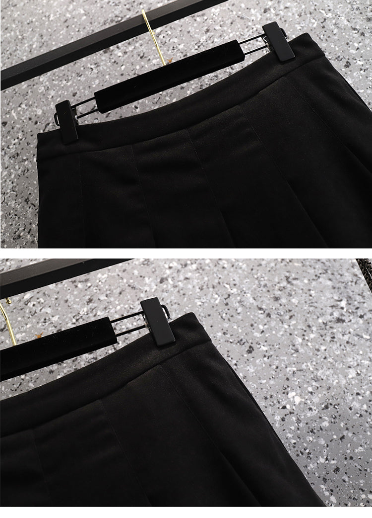 Plus Size Pleat Skirt