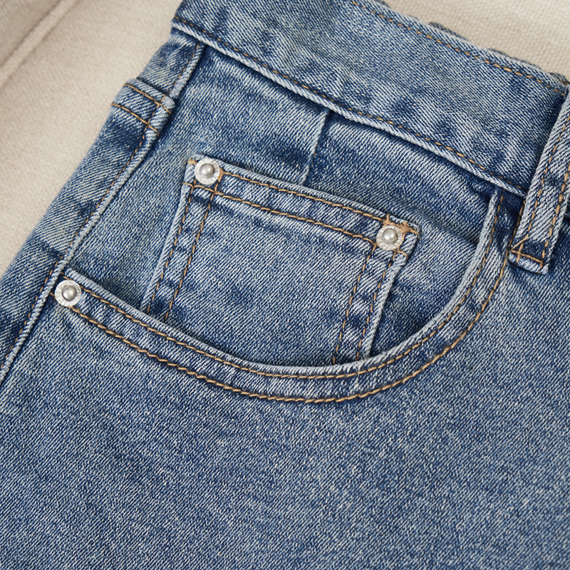 Plus Size Ripped Mid Leg Denim Capri Mid Leg Denim Pants Jeans (Extra Big Size)
