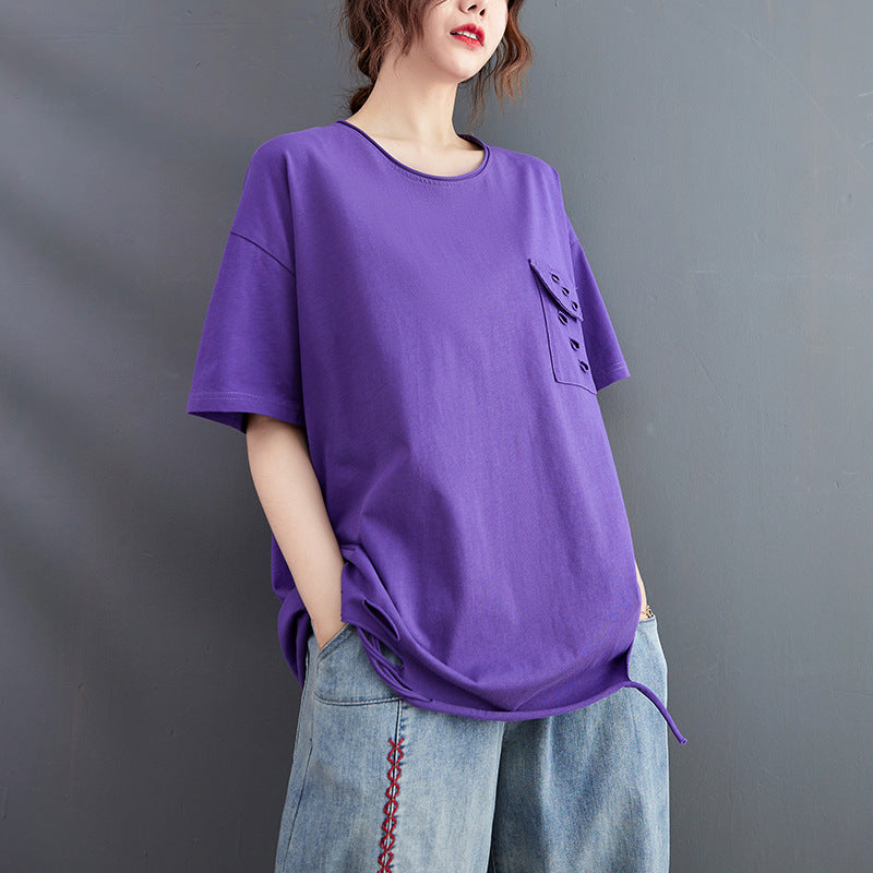 Plus Size Ripped T Shirt