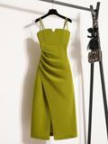 Plus Size Sexy Draped Cami Dress