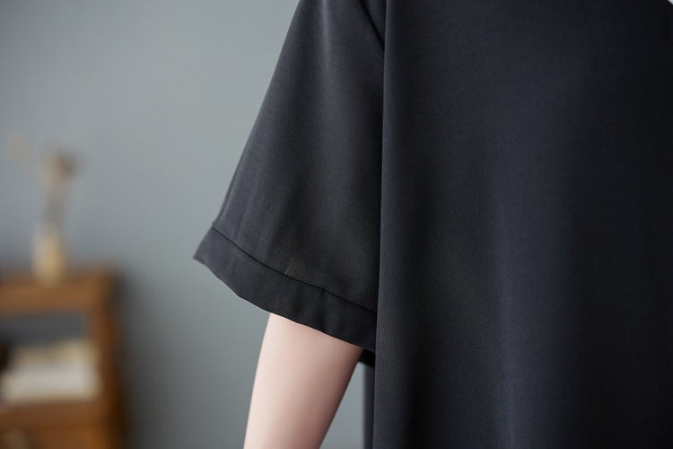 Plus Size Korean Work Shirt Dress