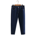 Plus Size Slit Skinny Jeans (EXTRA BIG SIZE)
