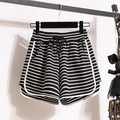 Plus Size Stripes Runner Short