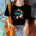 Plus Size Cooking Cute Girl Graphic T Shirt