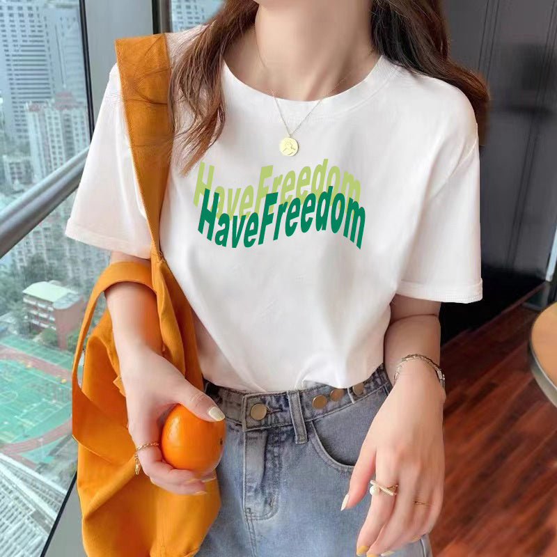 Plus Size Freedom Graphic T Shirt