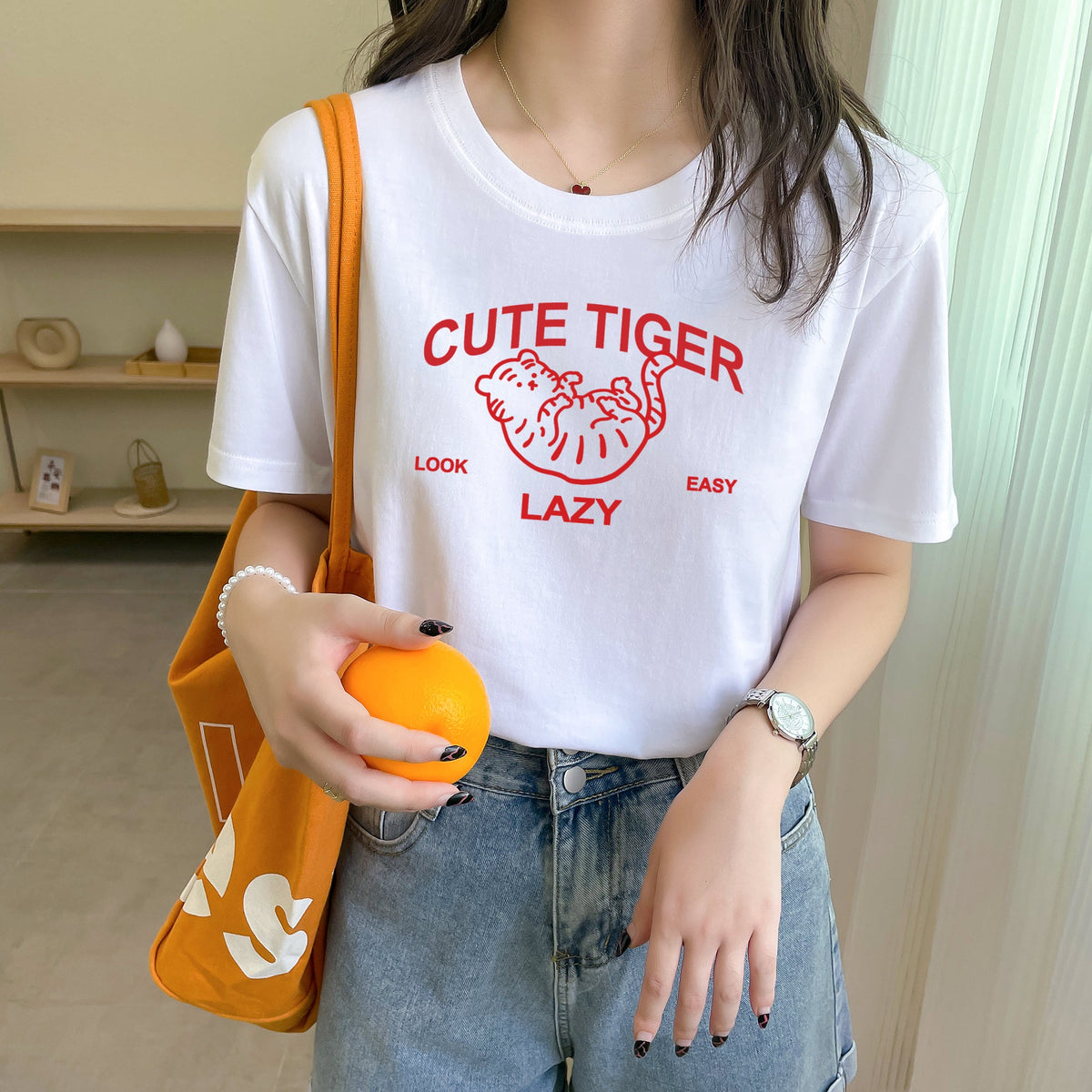 Plus Size Tiger Graphic T Shirt