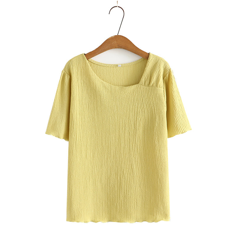Plus Size Asymmetric Blouse (EXTRA BIG SIZE)