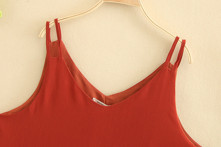(Special Price!) Plus Size Chiffon Cami Top (EXTRA BIG SIZE)