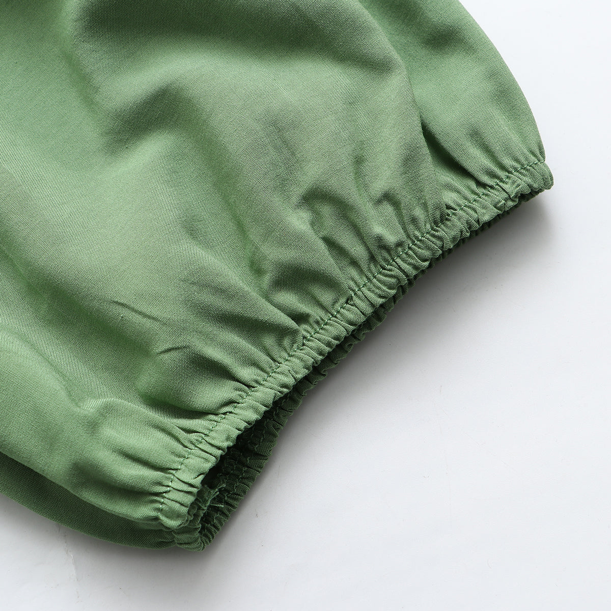 Plus Size Pleat Square Neck Peplum Blouse