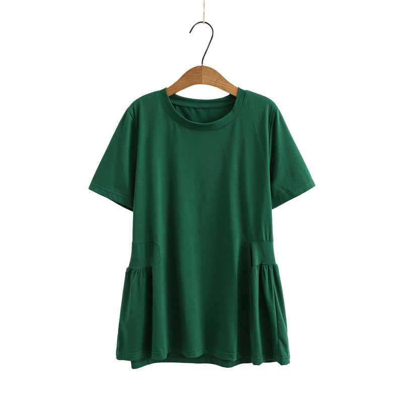 Plus Size Babydoll T Shirt Top (EXTRA BIG SIZE)