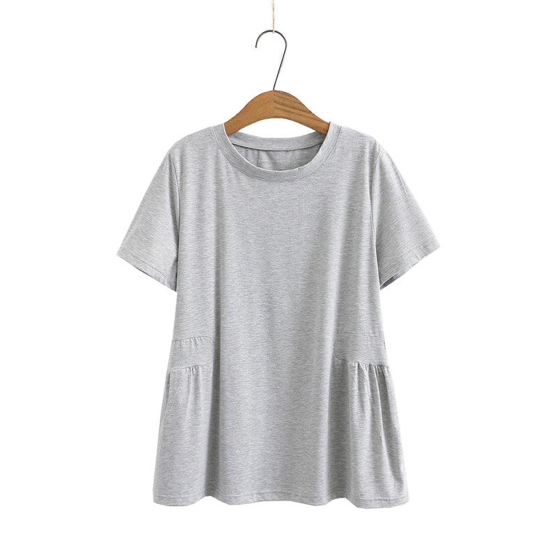 Plus Size Babydoll T Shirt Top (EXTRA BIG SIZE)