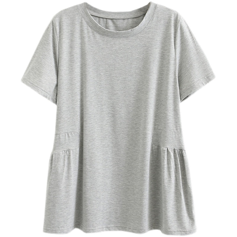 Plus Size Babydoll T Shirt Top (EXTRA BIG SIZE)