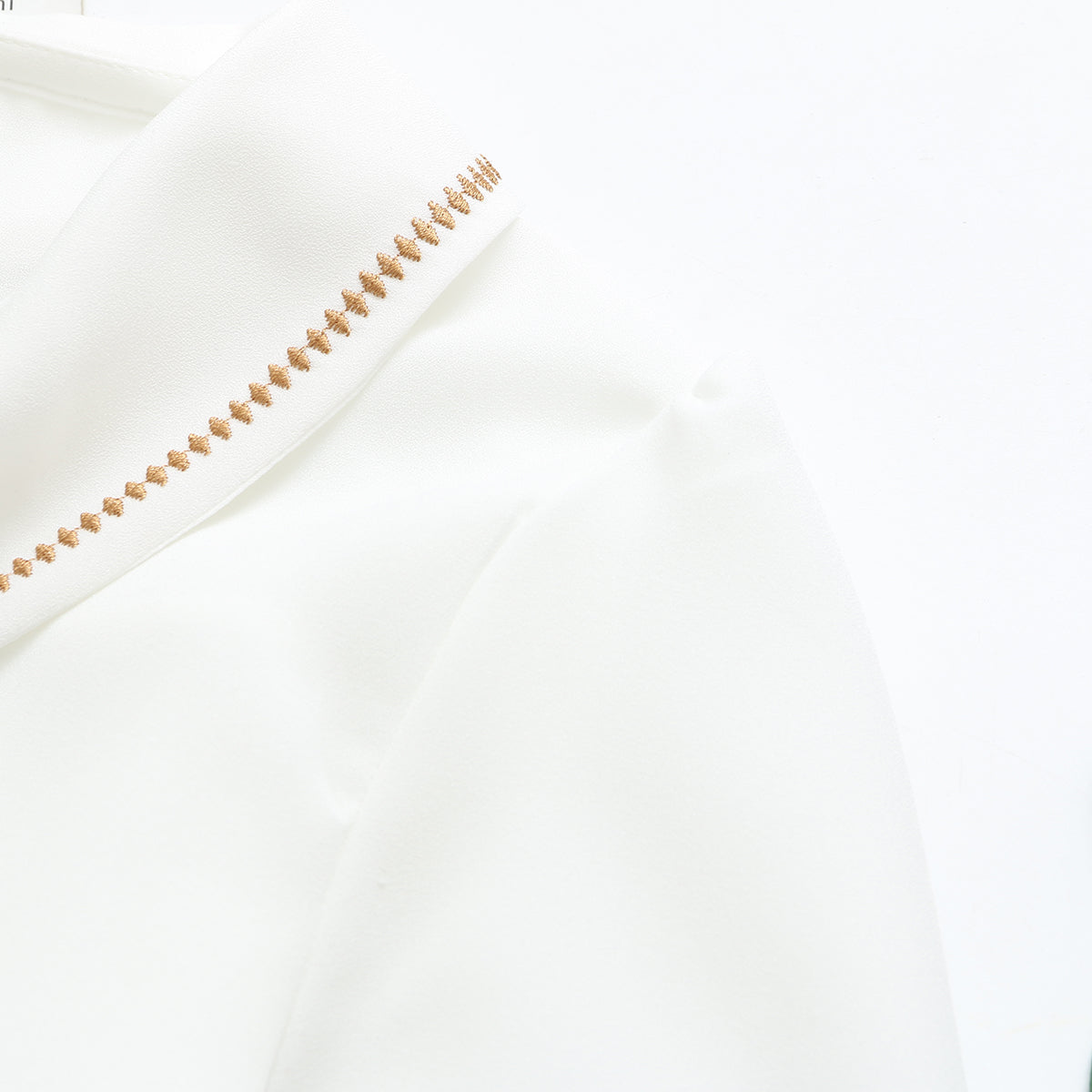 Plus Size Embroidery Collar Shirt Blouse (EXTRA BIG SIZE)